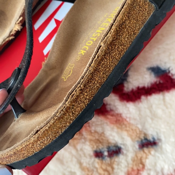 Birkenstock size 39 black gizeh sandals - Picture 5 of 9